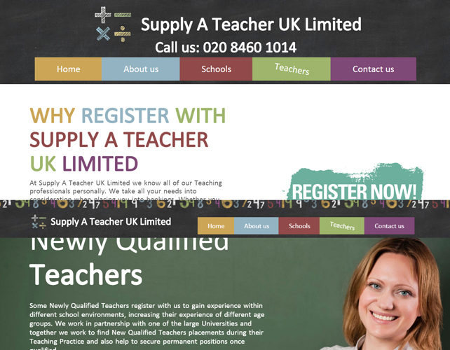 Website Design for Teacher Supply 